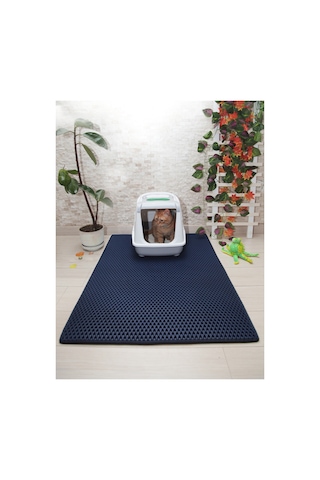 75x110 Cm Laci Vert Kedi Tuvaleti Önü Paspasi Kedi Kumu Paspasi
