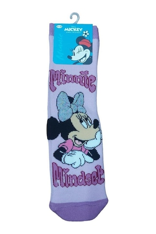 Mınnıe Mause Tabanı Kaydırmaz Kışlık Havlu Çocuk Çorap-çok Renkli Çok Renkli