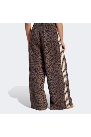 Adidas Leopard Firebird Oversized Kadın Kahverengi Pantolon Jw7302 Kahverengi
