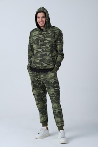 Alexander Gardi Alexandergardı Kamuflaj Desenli Kapüşonlu Sweatshirt E21-72100 001
