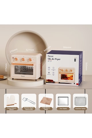 Fressi AF-01 13 L Retro Mini Fırın