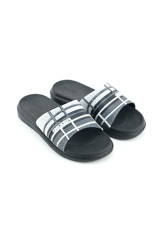 Gezer Erkek Yazlık Eva Islak Zemine Uygun Günlük Ev Bahçe Havuz Banyo Terlik Siyah