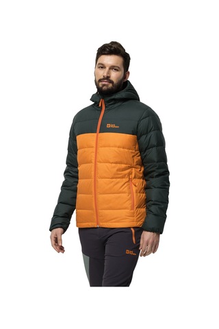 Jack Wolfskin Ather Do Hoody Erkek Turuncu Outdoor Ceketi 3285 Kırmızı