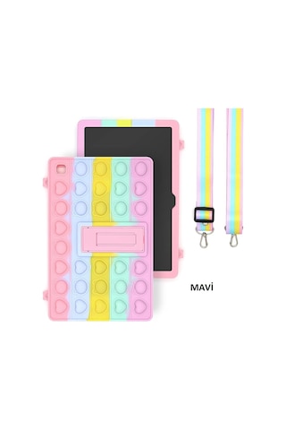Samsung Galaxy Uyumlu Tab A7 10.4 T500 T505 T507 Kılıf Popit Standlı Kılıf