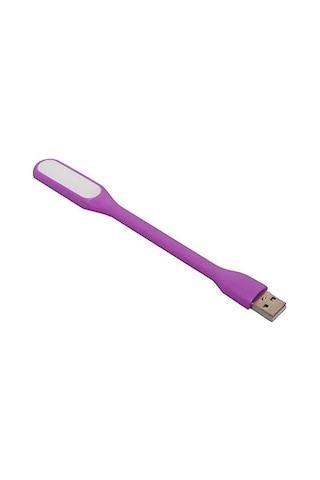 Koodmax Taşınabilir Usb Led Lamba Işık Laptop Kitap Okuma Klavye Aydınlatma - 17cm - Mor