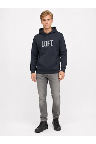 Loft Regular Fit Erkek Sweatshirt Lf2041184 Q1.v1 Koyu Lacivert