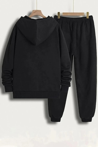 Elfa Tekstil Unisex Eşofman Takımı Balance Baskılı Siyah5