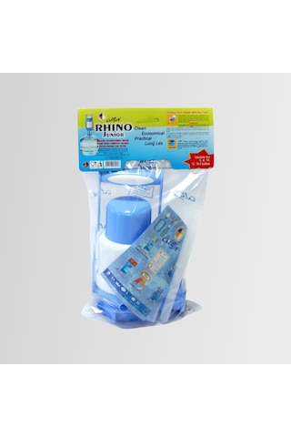 Rhino Junior Taşıma Saplı Filtreli-Kilitli Manuel Su Pompası Beyaz - Mavi