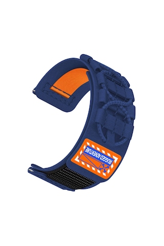Mobilteam Galaxy Uyumlu Watch Active 2 40mm Krd-112 20mm Orbital Örgülü Halat Tasarımlı Naylo