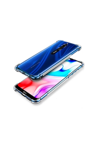 Xiaomi Redmi 8 Kılıf Zore Nitro Anti Shock Silikon Renksiz