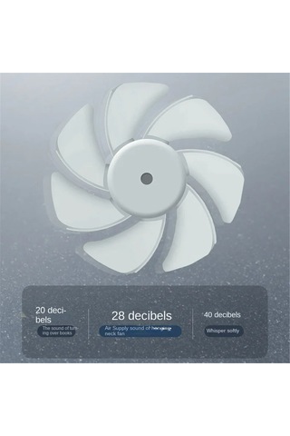 İkili Soğutma Boyun Fanı, Taşınabilir Usb Şarjlı Boyun Askılı Fan, İkili Soğutma Mini Fan, Led Işıklar Ve Aromaterapi İle Dış Mekan Tembel Fan.