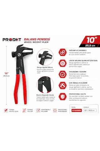 Prodht Balans Pensesi Profesyonel Ergonomik Gövde Tasarımı 10 İnç