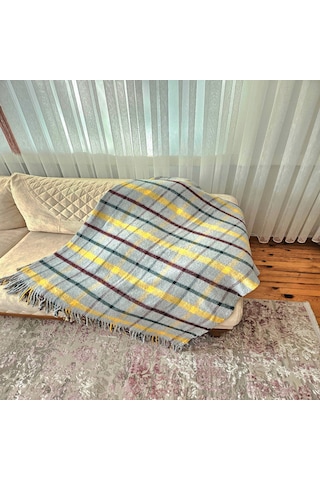 Çift Kişilik Pamuklu Battaniye 180x200 Cm 5038