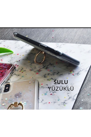 Samsung Galaxy Uyumlu A21S Sulu Simli Yüzüklü Kilif 448523182
