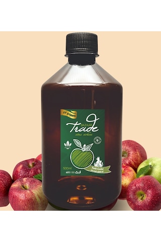 Trade Bazaar Ev Yapımı Katkısız Fermantasyon Elma Sirkesi 500 ML