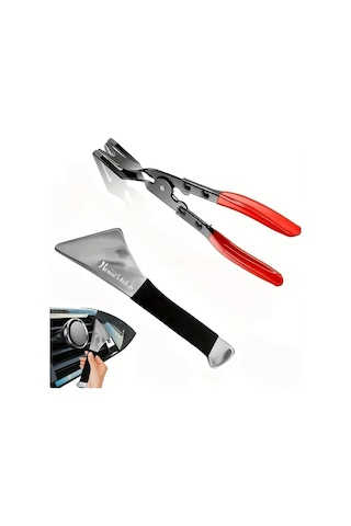 Willowhaven 2 Adet Paslanmaz Çelik Kapı Paneli Ve Torpido Gözü Çıtçıt Sökme Takımı