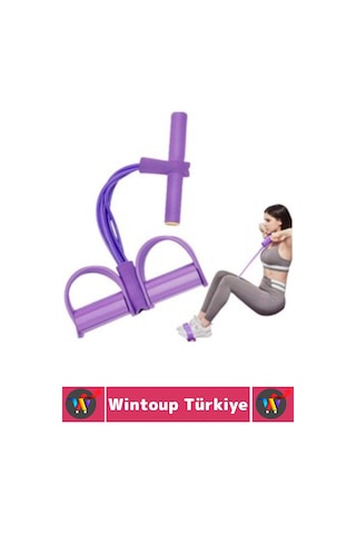 Egzersizaleti Evde Spor Fitness Aerobik Egzersiz Yoga Esneme Karın Bacak Alt Egzesiz Lastiği Çok Renkli