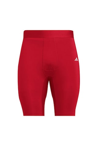 Adidas Techfıt Shrt Tıght M Erkek Antrenman Kısa Tayt Jp1464 Kırmızı