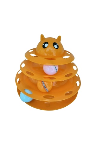 Petzoom 3 Katlı Kedi Oyuncağı Kedi Başlıklı Petzoom 3 Katlı Kedi Oyuncağı Kedi Başlıklı