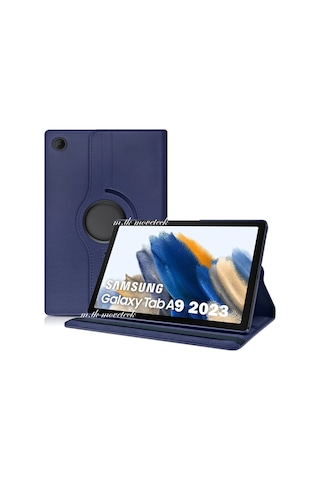 Samsung Uyumlu Galaxy Tab A9 8.7 Inç Tablet Kılıf 360 Dönen Standlı X110