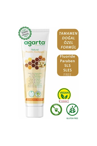 Agarta Doğal Propolis Özlü Diş Macunu 3 x 100 ML