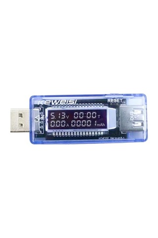 Sanec Keweısı Usb Akım Ve Voltaj Ölçer V20