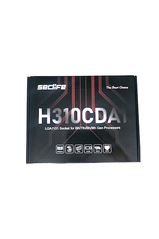 Seclife H310CDA1 Intel H310 2133 MT/s DDR4 Soket LGA 1151 mATX Anakart