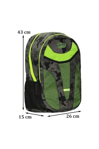 Cambridge Polo Club Kadın Sırt Çantası Yandan Cepli-Haki