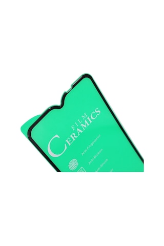 Oppo A91 Siyah Seramik Nano Ekran Koruyucu Tam Kaplayan Kırılmaz Esnek Cam