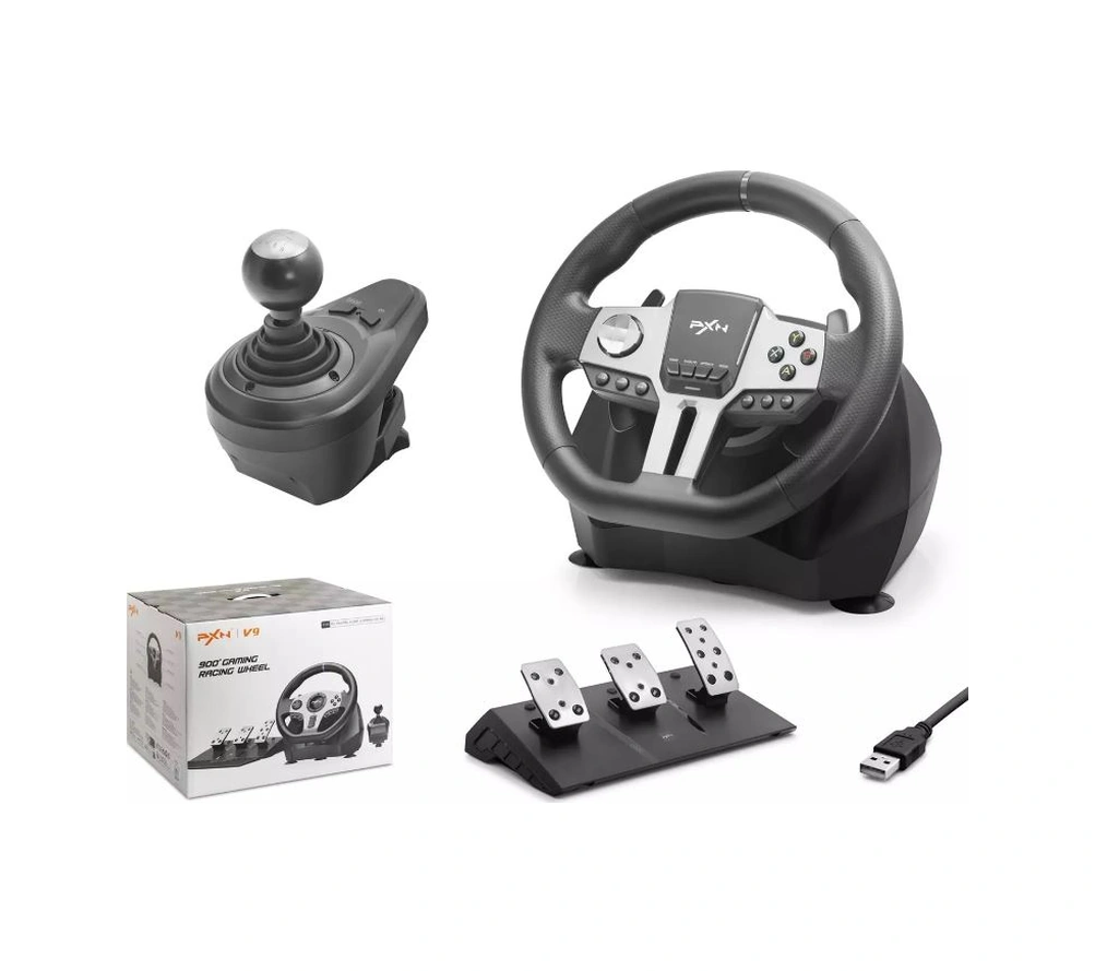 Pxn V9 Oyun Direksiyonu Pc, Ps4, Ps3 Xbox One Xbox Series Nintendo Switch Uyumlu