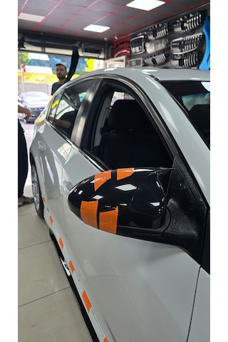 Chevrolet Cruze 2009-2015 Batman Ayna Kapağı Parlak Siyah Plastik
