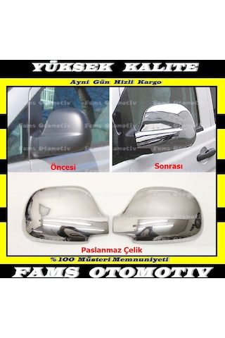 Mercedes Vito W639 Krom Ayna Kapağı 2 Prç. 2003-2010 P. Çelik