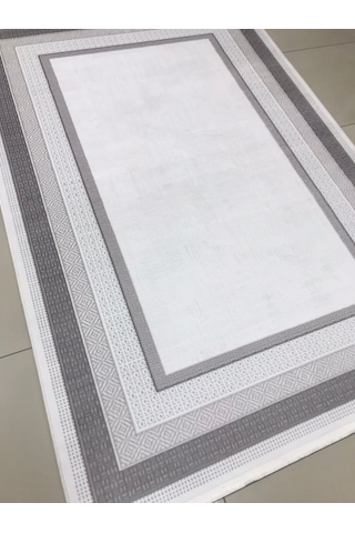 Merinos Halı Vista 76588 095 Serisi Triko Akrilik Salon Oturma Yatak Odası Halısı Gri