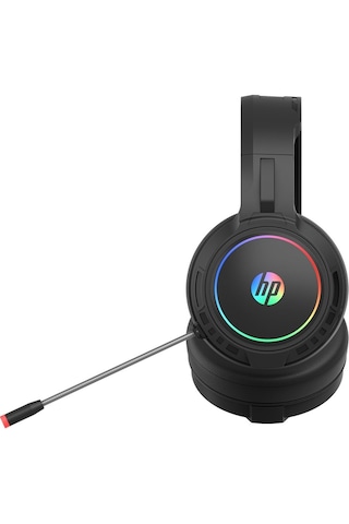 Hp Dhe-8006 Kablolu Mikrofonlu Usb 7.1 Rbg Siyah Oyuncu Kulaklığı