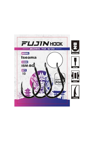 Fujin Iseama Deliksiz Düz Olta Kancası (537271624)