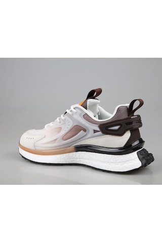 Pierre Cardin Pcı-10105 Beyaz Kahve Erkek Sneakers Kahve
