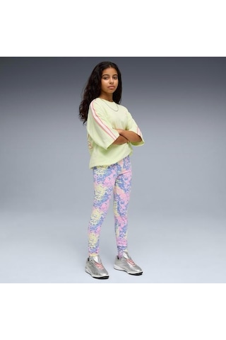 Puma Çocuk Tayt Aop High Waist Çok Renkli
