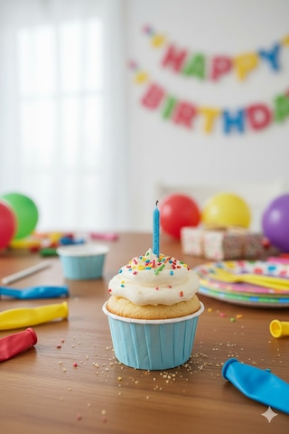 Karton Mavi Cupcake Kapsülü 50'li - Kek Ve Cupcake Sunum Kapsülü Diğer