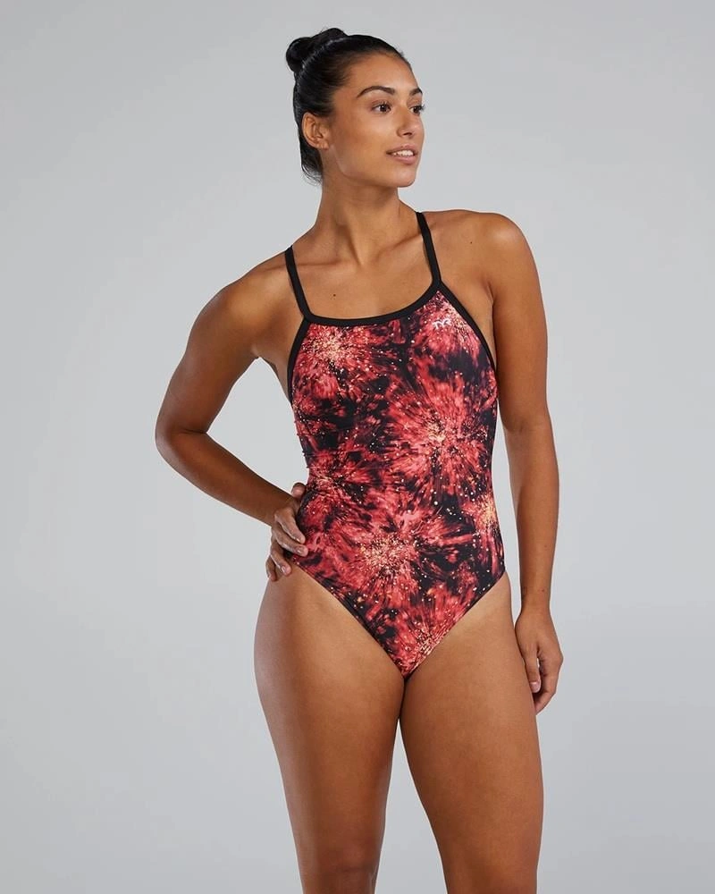 Tyr Durafast Lite Kadın Diamondfit Mayo - Radiant Kırmızı