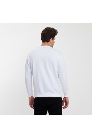 Twobull OSLO Erkek Beyaz Sweatshirt