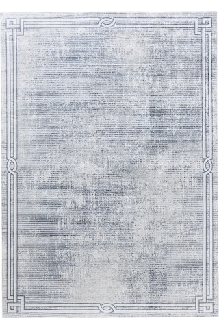 Kaşmir Halı Sare By Kaşmir Halı Bordure Grey Yıkanabilir Kaymaz Taban 80X300 CM Salon Mutfak Halısı Yolluk Kilim