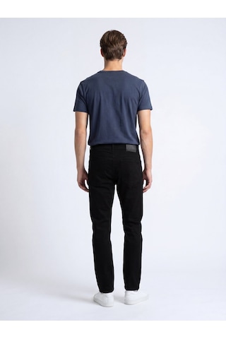 LTB Renar L Tapered Slim Orta Bel Siyah Jean Pantolon