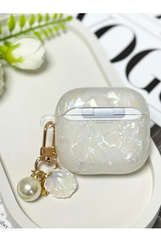 Cronax Airpods Uyumlu 4 Silikon Kılıf, Anahtarlıklı 332889113 Beyaz