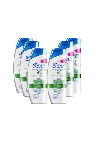 Head & Shoulders 2 in 1 Mentol Ferahlığı Şampuan 6 x 400 ML