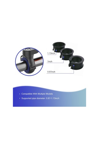 Reedark 4.7-7.2 İnç Motosiklet Telefon Tutucu, Sarsıntıya Dayanıklı Su Geçirmez Abs, 360 Dönebilen Navigasyon Stantı Mavi 143a