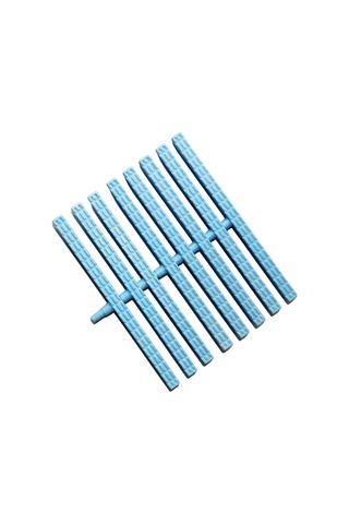 Havuz Savak Izgarası Tek Geçmeli 20 Cm - 1 Metre- Mavi