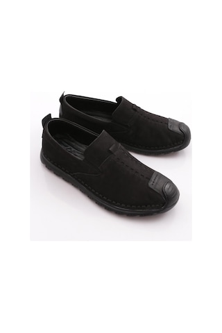 Dgn 9861 Erkek Comfort Ayakkabi Siyah Nubuk Siyah