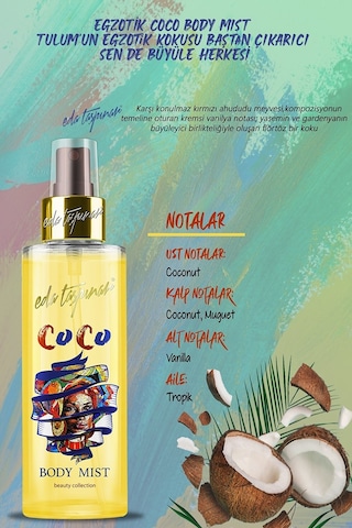 Eda Taşpınar Coco Body Mist Vücut Spreyi 200 ML