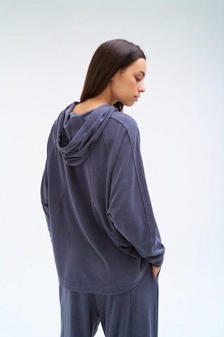 Normal People Vela - Modal Kumaş Kapşonlu Sweatshirt Gri
