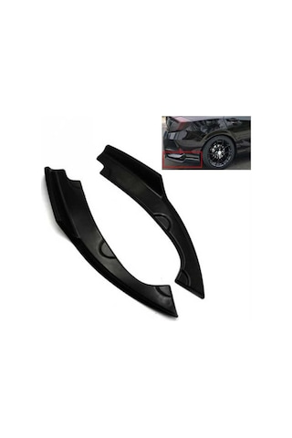 Honda Cıvıc Fc5 Arka Tampon Çıkıntılı Flap Takımı Pıano Black